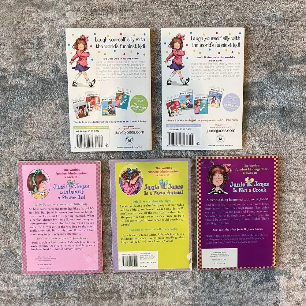 Junie B. Jones 5 Chapter Book Lot